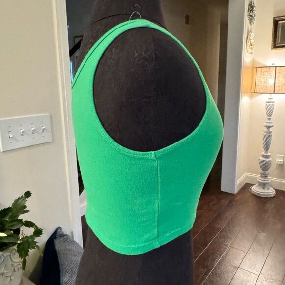 Wild Fable Green Cropped top small - Picture 2 of 4